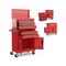 6-Drawer Rolling Tool Storage Chest with Universal Wheels and 2 Door Bottom Cabinet